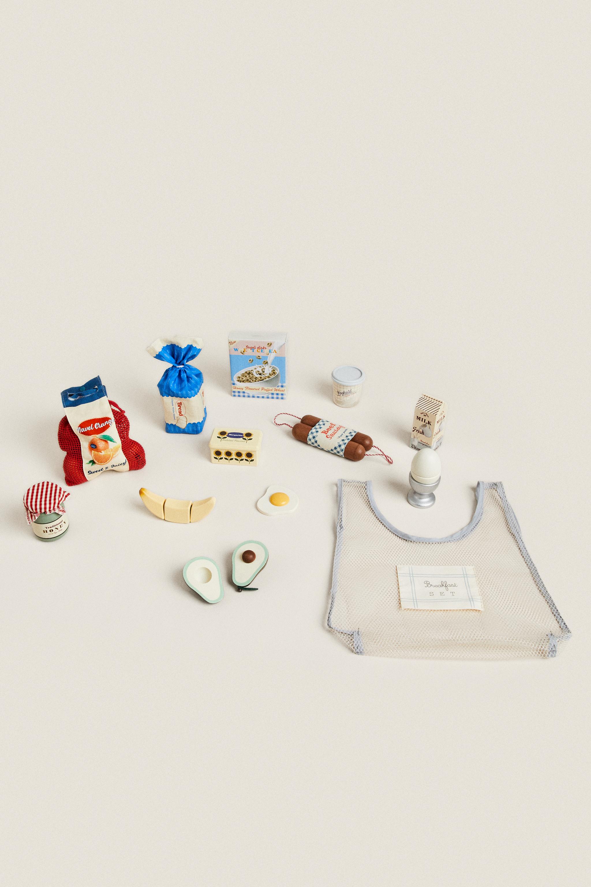 JOUET ENSEMBLE NOURRITURE PETIT DÉJEUNER